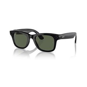 Ray-Ban   Meta Wayfarer (Large) - Shiny Black / Green (899-00605-01)