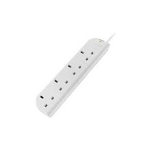 Belkin 4-Way Economy Surge Protector (F9E400UK1M)