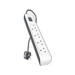 Belkin 4 Way Surge Protection Strip - 2m (BSV400af2M)