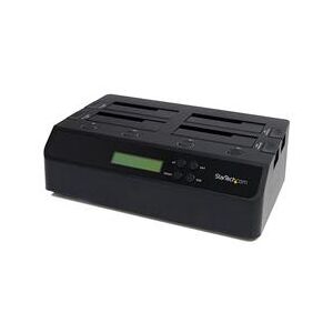 StarTech.com 4 Bay USB 3.0 eSATA to SATA Standalone 1:3 HDD Hard Drive Duplicator Dock (SATDOCK4U3RE)