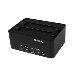 StarTech.com USB 3.0 to 2.5/3.5 SATA HDD / SSD Duplicator Dock - Standalone Hard Drive / HDD Clone (SATDOCK2REU3)