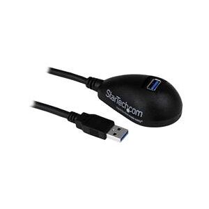 StarTech.com 5 ft Black Desktop SuperSpeed USB 3.0 Extension Cable - A to A M/F (USB3SEXT5DKB)