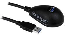 StarTech.com 5 ft Black Desktop SuperSpeed USB 3.0 Extension Cable - A to A M/F (USB3SEXT5DKB)