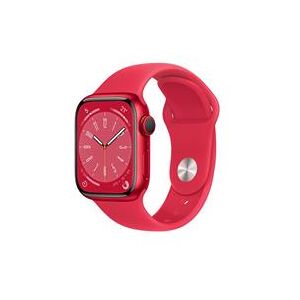 Apple Watch Series 8 GPS + Cellular 41mm (PRODUCT)RED Aluminium Case with Sport Band - Regular (MNJ23B/A)