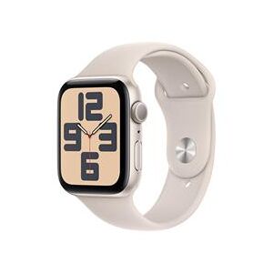 Apple Watch SE GPS 44mm Starlight Aluminium Case with Starlight Sport Band - S/M (MRE43QA/A)