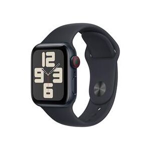 Apple Watch SE GPS + Cellular 40mm Midnight Aluminium Case with Midnight Sport Band - S/M (MRG73QA/A)