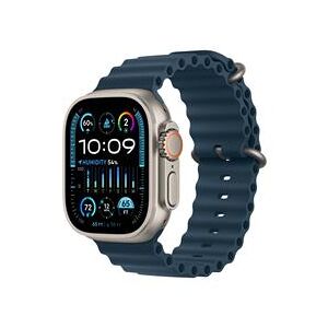 Apple Watch Ultra 2 GPS + Cellular, 49mm Titanium Case with Blue Ocean Band (MREG3B/A)