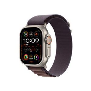 Apple Watch Ultra 2 GPS + Cellular, 49mm Titanium Case with Indigo Alpine Loop - Small (MRER3B/A)