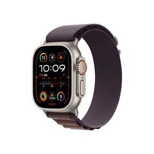 Apple Watch Ultra 2 GPS + Cellular, 49mm Titanium Case with Indigo Alpine Loop - Medium (MRET3B/A)