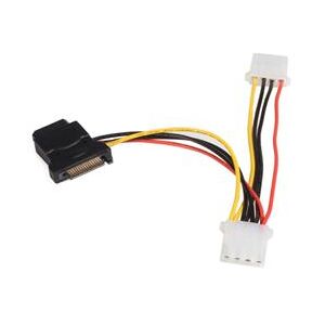 StarTech.com SATA to LP4 Power Cable Adapter with 2 Additional LP4 (LP4SATAFM2L)