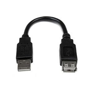 StarTech.com 6in USB 2.0 Extension Adapter Cable A to A - M/F (USBEXTAA6IN)