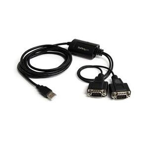 StarTech.com 2 Port FTDI USB to Serial RS232 Adapter Cable with COM Retention (ICUSB2322F)