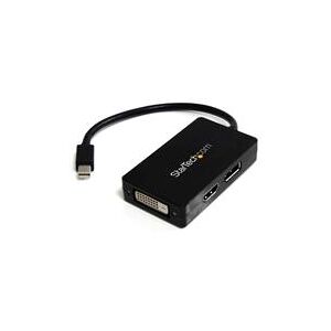 StarTech.com Mini DisplayPort to DisplayPort / DVI / HDMI Adapter  3-in-1 mDP Converter (MDP2DPDVHD)