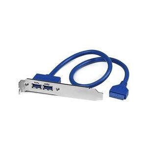 StarTech.com 2 Port USB 3.0 A Female Slot Plate Adapter (USB3SPLATE)