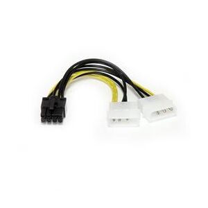StarTech.com 6in LP4 to 8 Pin PCI Express Video Card Power Cable Adapter (LP4PCIEX8ADP)