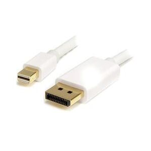 StarTech.com 1m (3 ft) White Mini DisplayPort to DisplayPort 1.2 Adapter Cable M/M - DisplayPort 4k (MDP2DPMM1MW)