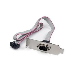StarTech.com 1 Port 16in DB9 Serial Port Bracket to 10 Pin Header - Low Profile (PLATE9M16LP)