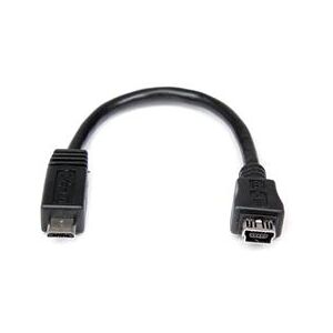 StarTech.com 6in Micro USB to Mini USB Adapter Cable M/F (UUSBMUSBMF6)