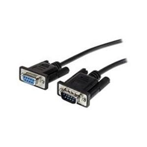 StarTech.com 2m Black Straight Through DB9 RS232 Serial Cable - M/F (MXT1002MBK)