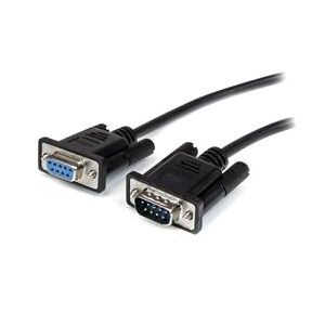 StarTech.com 3m Black Straight Through DB9 RS232 Serial Cable - M/F (MXT1003MBK)