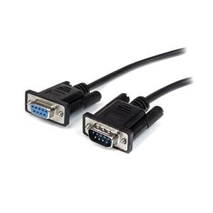 StarTech.com 0.5m Black Straight Through DB9 RS232 Serial Cable - M/F (MXT10050CMBK)