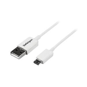 StarTech.com 2m White Micro USB Cable - A to Micro B (USBPAUB2MW)