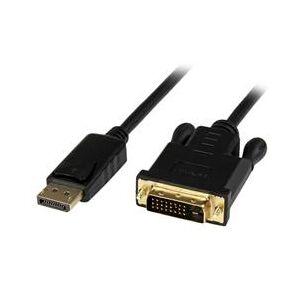 StarTech.com 3 ft DisplayPort to DVI Active Adapter Converter Cable  DP to DVI 2560x1600  Black (DP2DVIMM3BS)