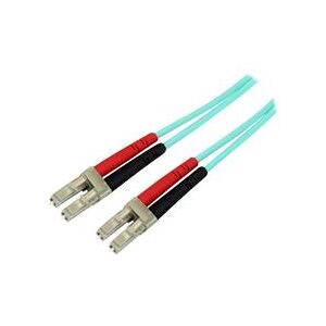 StarTech.com 10m 10 Gb Aqua Multimode 50/125 Duplex LSZH Fiber Patch Cable LC - LC (A50FBLCLC10)