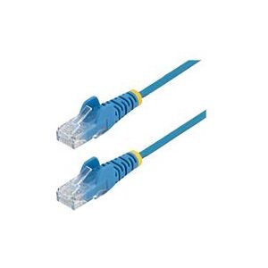 StarTech.com 2m CAT6 Cable - Blue Slim CAT6 Patch Cable - Snagless RJ45 (N6PAT200CMBLS)