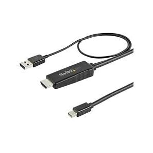 StarTech.com 3.3 ft. (1 m) HDMI to Mini DisplayPort Cable - 4K - USB-Powe (HD2MDPMM1M)