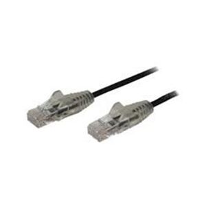 StarTech.com 1m CAT6 Cable - Black Slim CAT6 Patch Cable - Snagless RJ45 (N6PAT100CMBKS)