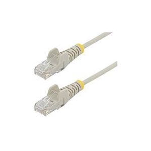 StarTech.com 2.5m CAT6 Cable - Grey Slim CAT6 Patch Cable - Snagless RJ45 (N6PAT250CMGRS)