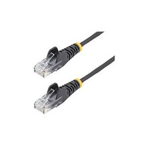 StarTech.com 3m CAT6 Cable - Black Slim CAT6 Patch Cable - Snagless (N6PAT300CMBKS)