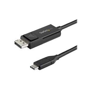 StarTech.com 3.3 ft. (1 m) USB C to DisplayPort 1.2 Cable (CDP2DP1MBD)