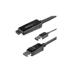 StarTech.com 2 m (6.6 ft.) HDMI to DisplayPort Cable - 4K 30Hz (HD2DPMM2M)