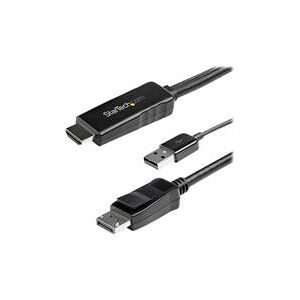StarTech.com 3 m (9.8 ft.) HDMI to DisplayPort Cable - 4K 30Hz (HD2DPMM3M)