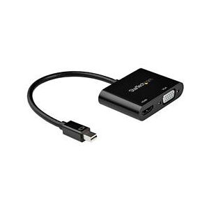 StarTech.com Mini DisplayPort to HDMI VGA Adapter - 4K 60Hz (MDP2VGAHD20)