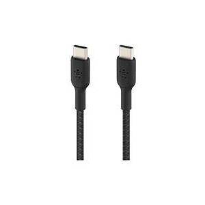 Belkin BOOST CHARGE USB-C to USB-C Cable - Braided - 1m - Black (CAB004bt1MBK)