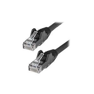 StarTech.com 1m LSZH CAT6 Ethernet Cable - 100W PoE RJ45 UTP - Black (N6LPATCH1MBK)