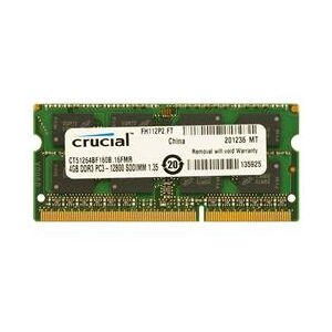 Crucial 4GB DDR3 1600 MT/s (PC3-12800) CL11 SODIMM 204pin 1. (CT51264BF160B)