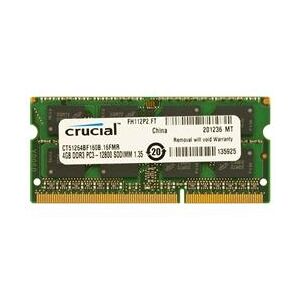 Crucial 4GB DDR3 1600 MT/s (PC3-12800) CL11 SODIMM 204pin 1. (CT51264BF160B)
