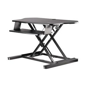 StarTech.com Corner Sit Stand Desk Converter with Keyboard Tray (ARMSTSCORNR)