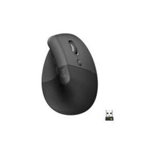 Logitech Lift Vertical Ergonomic Mouse - Graphite/Black (910-006473)