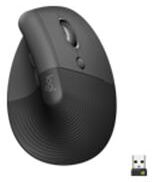 Logitech Lift Vertical Ergonomic Mouse - Graphite/Black (910-006473)