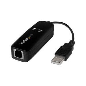 StarTech.com 56K USB Dial-up and Fax Modem - V.92 - External (USB56KEMH2)