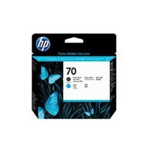 HP No 70 Matte Black and Yellow Printhead (C9404A)