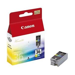Canon CLI-36 Colour Ink Tank (Black/Cyan/Magenta/Yellow) (1511B001AA)