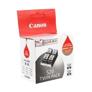 Canon PGI 520PGBK Twin Pack - Ink tank - 2 x pigmented black - for PIXMA (2932B009)