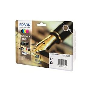 Epson 16 Series XL Ink Cartridge MultiPack - CYMK - Pen and Crossword (C13T16364010)