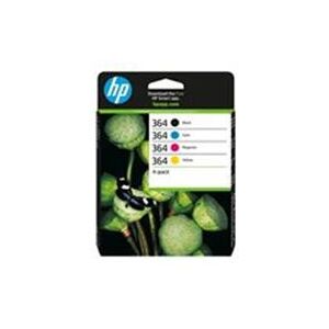 HP 364 - 4-pack - black, yellow, cyan, magenta - original - ink (N9J73AE)